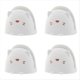 thumbnail image 1 of 4PCS Heat Resistan Guantes de Cocina de Silicona Guantes de Horno Antideslizantes Guantes de Horno Cattoon Forma Guantes para Hornear Aislados B, 1 of 5