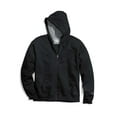 thumbnail image 2 of Champion Men's Powerblend Full-Zip Hoodie Black Medium, 2 of 7