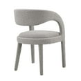 thumbnail image 4 of Side Dining Chair, Taupe Gray, Fabric, Kitchen Cafe Bistro Hospitality Restaurant, Modern Contemporary HB35943, 4 of 10