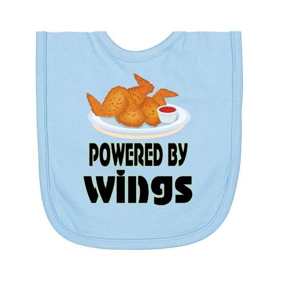 Inktastic Funny Chicken Wings Lover Newborn Bib