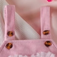 thumbnail image 7 of CAICJ98 Toddler Baby Girl Clothes Fall Winter Outfits Suspender Skirt Long Sleeve Newborn Shirt Tops Toddler Baby Girl Dress Infant Girls Gifts Pink,Size 12-18 Months, 7 of 7