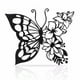 thumbnail image 1 of Decoración de pared de mariposas de metal Inteprter Grande resistente a impactos a prueba de herrumbre, 1 of 6