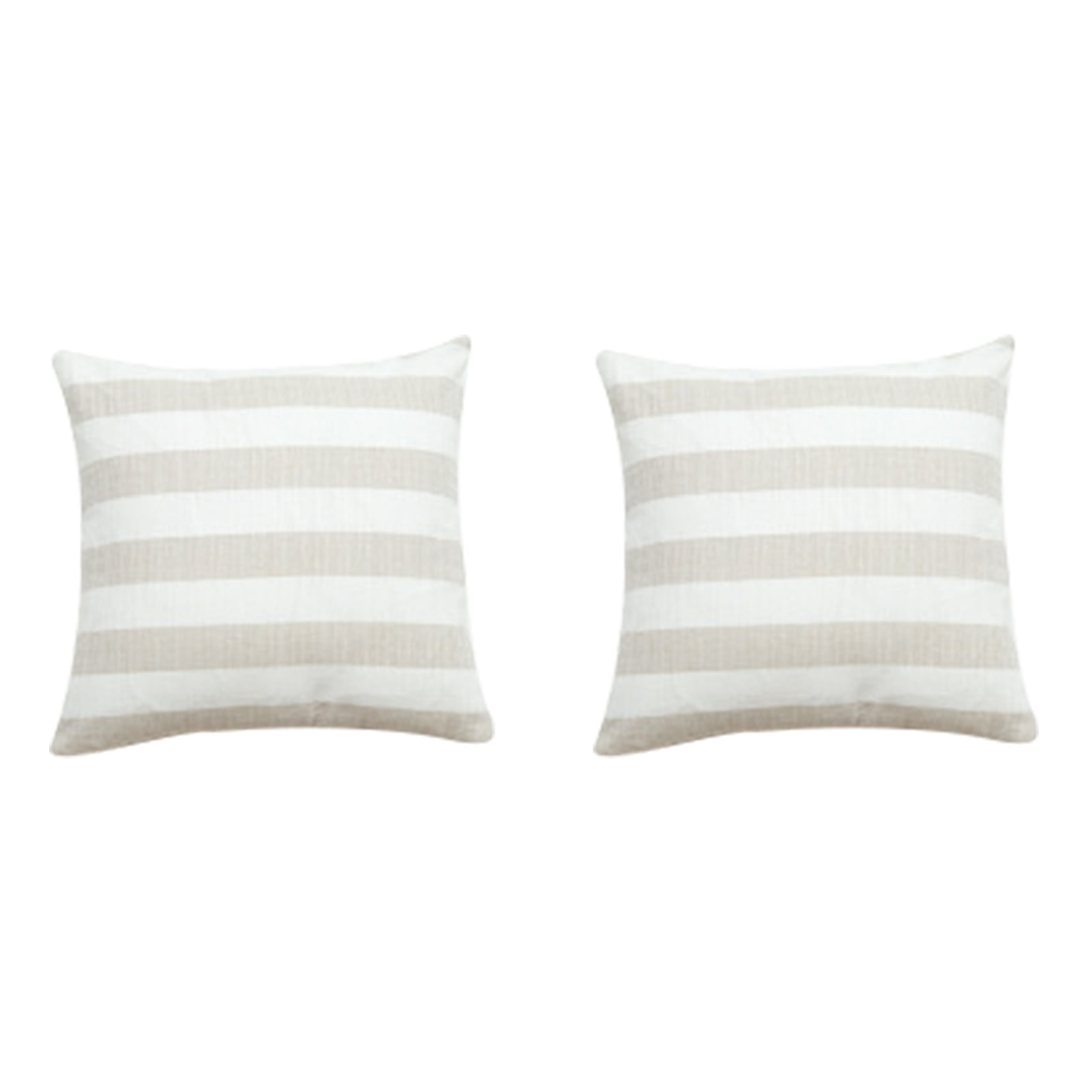 Black And White Stripe Style Linen Pillow Case Cushion Cover 