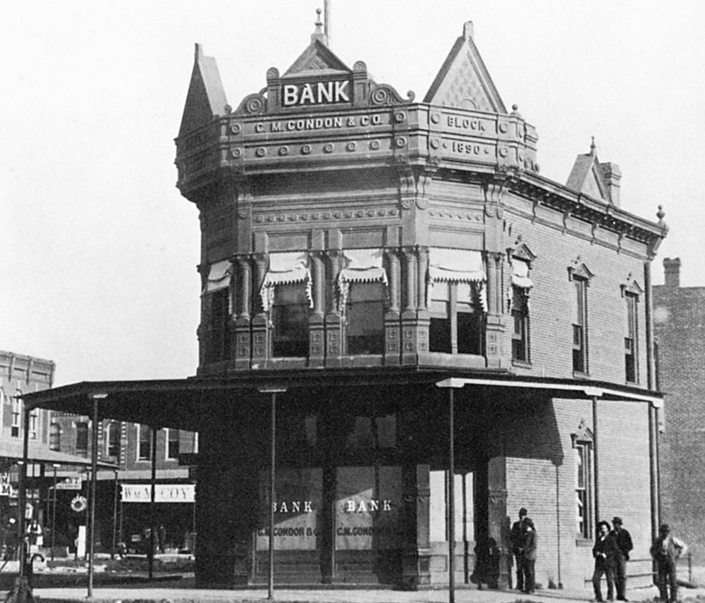Condon & Company Bank. Nphotograph Of The Condon & Co. Bank In