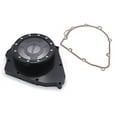 thumbnail image 3 of HongK- Motorcycle Black CNC See Through Engine Stator Cover Crankcase Compatible with Suzuk 98-06 Katana 600 GSX600F 750F [P/N:MT313-051A-BK], 3 of 7