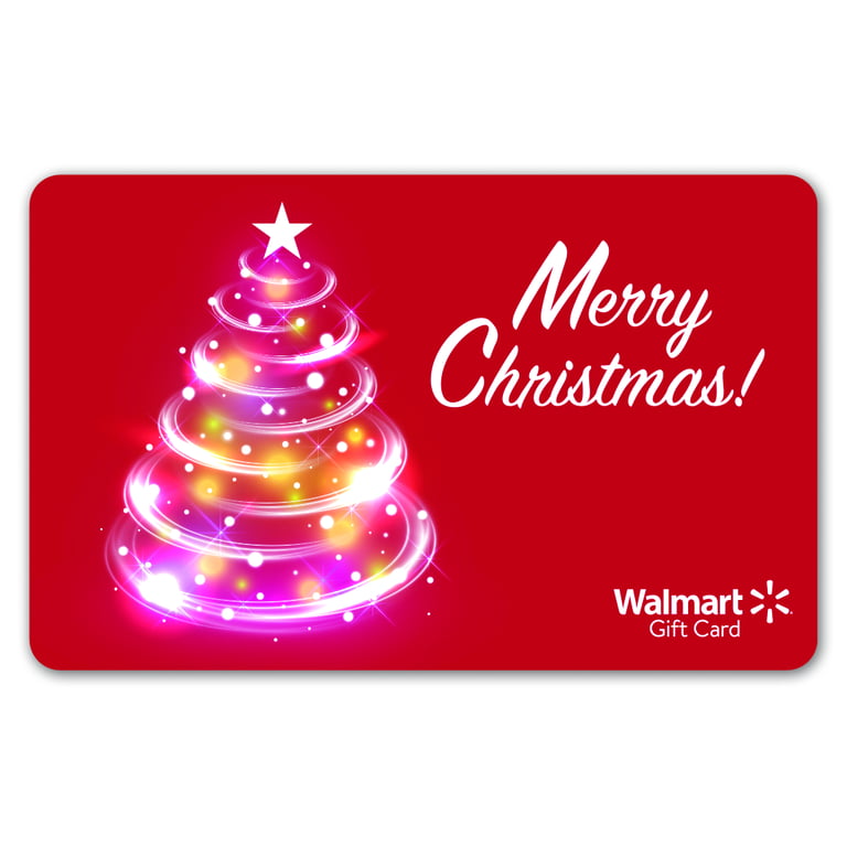 Starry Tree Holiday Walmart Gift Card
