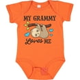 thumbnail image 3 of Inktastic My Grammy Loves Me with Sloth and Hearts Boys or Girls Baby Bodysuit, 3 of 5