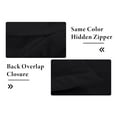 thumbnail image 6 of ROYALE LINENS Black Duvet Cover Queen Size - Queen Duvet Cover Set - 3 Piece Double Brushed Queen Duvet Covers with Zipper Closure, 1 Queen Duvet Cover 90x90 inches and 2 Pillow Shams (Queen, Black), 6 of 8