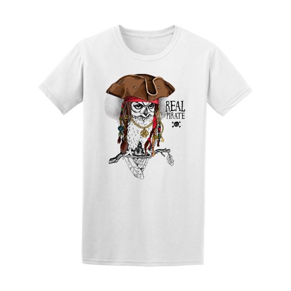 Pirate Owl With Dreadlocks Tee Men's -Image by Shutterstock