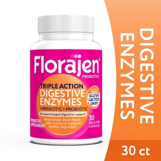 Renew Life Florazyme Digestive Enzymes Probiotics 90 Vegan