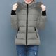thumbnail image 5 of Chaquetas y abrigos casuales de manga larga con capucha Chaqueta de invierno para mujer con capucha en la cintura y para superar las capas exteriores de manga larga Abrigo de mujer, 5 of 7