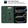 thumbnail image 5 of GSFY Case for 2024 iPad Pro 11 Inch 5th Generation(M4), Smart Premium PU Leather Wallet Stand Protective Shell with Auto Sleep Wake Feature for iPad Pro 11 5th Gen, Green TREE, 5 of 8