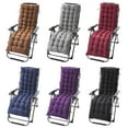 FOCUSSEXY Chaise Lounge Chair Cushion for Patio Furniture, Thicker Soft