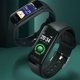 thumbnail image 4 of Gwong Electrónica V101 Smart Watch Multifuncional Impermeable Termómetro Negro Tasa del corazón Monitor de presión para hombres Mujeres, 4 of 6