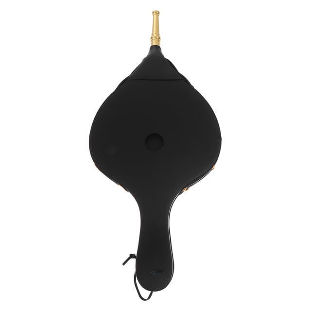 Black Manual Air Blower for Home Use Portable Plastic Fireplace Bellows Lightweight Practical for Outdoor Camping