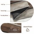 thumbnail image 6 of Round Rugs 5 Ft, Brown Beige Wooden Non Slip Area Rugs for Kitchen Bedroom Entryway, Vintage Farmhouse Retro Art Washable Carpet Runner Rug Floor Mats for Bedroom Home Decor, 6 of 8