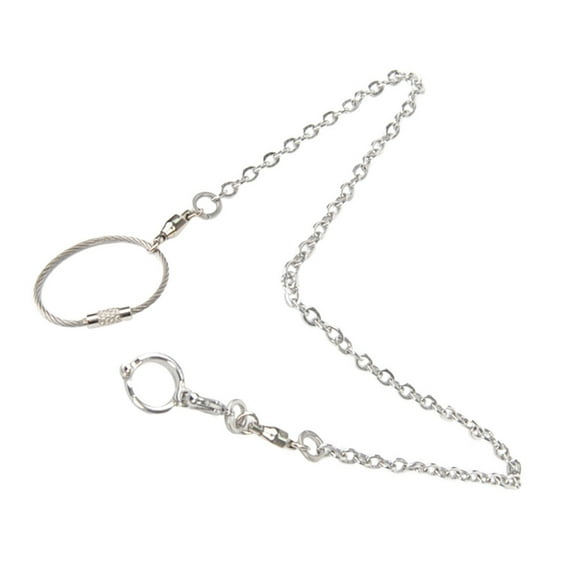 Soimiss Durable Stainless Steel Parrot Ankle Ring Bird Foot Harness for Secure and Comfortable Fit