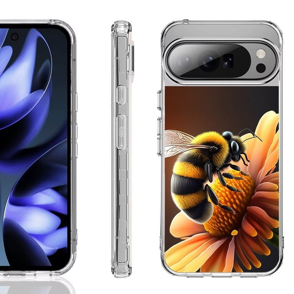 For Google Pixel 10 / 10 Pro Shockproof Phone Case, by OneToughShield - Bee