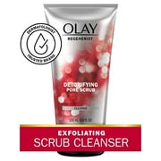Olay Skincare Regenerist Detoxifying Pore Scrub Facial Cleanser, Face Wash All Skin Types, 5.0 fl oz