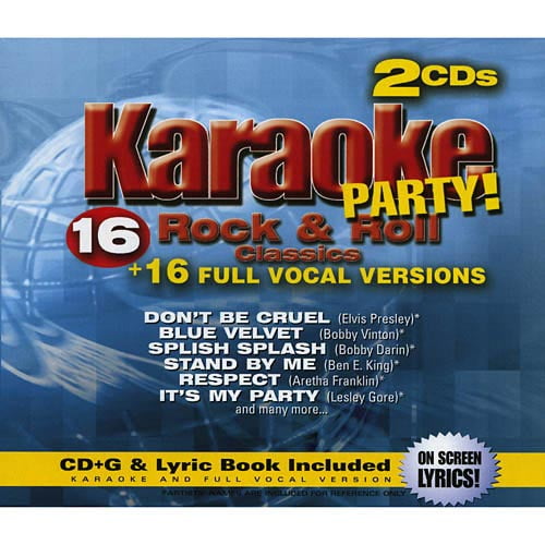 KARAOKE PARTY Rock & Roll Classics (16 tracks/2cd)