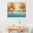 thumbnail image 2 of Nawypu Autumn Canvas Wall Art Frame, Autumn Leaves Picture Landscape Print, Red Birch Canvas Wall Art, Large Wall Art, Pictured Framed Artwork, Ready to Hang Living Room Bedroom Home Wall, 2 of 4