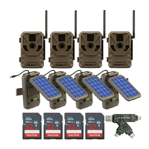 Muddy Manifest Cellular Camera (Verizon) with Solar Panel, SD Card