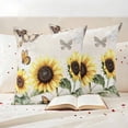 thumbnail image 3 of American Pastoral Style Pillow Covers 2 Pack Flower Sunflower Farm Pillowcase Waterproof Outdoor Throw Pillow Cover for Patio Garden Square Cushion 20”x20”, 3 of 9