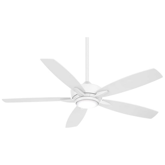 Open Box Minka-Aire Kelvyn 52" Indoor 5-Blade LED Ceiling Fan - White