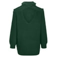thumbnail image 6 of Aoochasliy Womens Sweaters Clearance Pullover off-the-shoulder Raglan Long-sleeved, 6 of 7