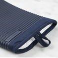 thumbnail image 5 of KitchenAid Ribbed Soft Silicone Oven Mitt 2-Pack Set, Ink Blue, 7.5"x13", 5 of 6