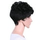 thumbnail image 3 of Peluca negra rizada corta de 10 pulgadas, pelucas sintéticas de pelo afro africano para mujeres negras, disfraz de fiesta de cosplay con gorra de red Zulema Peluca de pelo de moda mujer, 3 of 8