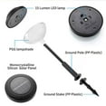 thumbnail image 5 of 4 Pcs Solar Street Lights Outdoor For Walkway Yard Backyard Lawn, 5 of 5