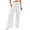 White, variant on Lixiuxyad Womens Elastic High Waisted Palazzo Pants Casual Wide Leg Long Lounge Pant Trousers with Pocket Green