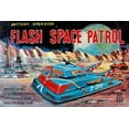 thumbnail image 2 of Retrotrans 32x23 White Modern Wood Framed Museum Art Print Titled - Flash Space Patrol, 2 of 4