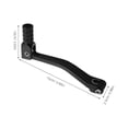 thumbnail image 2 of Raindrops Motorcycle Folding Gear Shifter Pedal Aluminum Alloy Shift Lever Foldable Shift Pedal For Bikes Atvs Motorcycle Accessories, 2 of 8