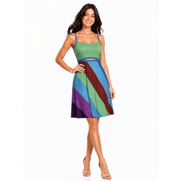 13 Going on 30 Jenna Rink Dress Women's Multicolor Halloween Costume