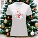 thumbnail image 3 of Playera Blusa Con Estampado De Muñeco De Nieve Navidad Color Blanco Talla Chica Marca Emil SaEs, 3 of 4