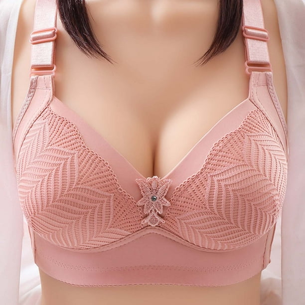 Bras Woman's Thin Adjustment Chest Shape Plus Size Bra Underwear