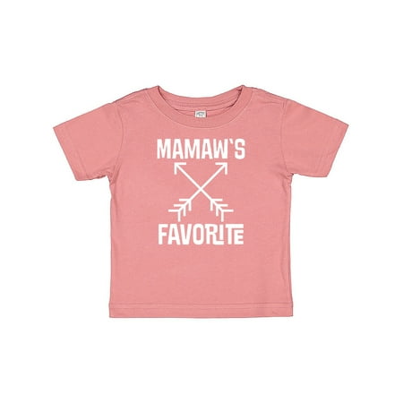 

Inktastic Mamaw s Favorite Grandson Childs Gift Gift Baby Boy or Baby Girl T-Shirt