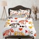 thumbnail image 1 of Ropa de Cama con Dibujos de Perros de Colores, Juego de Funda Nórdica y Funda de Almohada, Ropa de Cama con Cremallera,, 1 of 4