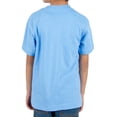 thumbnail image 3 of Ola Mari Unisex Kids Crew Neck T Shirt, Small, Sky Blue, 3 of 4