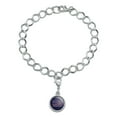 thumbnail image 2 of USA Flag Pledge of Allegiance America Silver Plated Bracelet with Antiqued Charm, 2 of 4