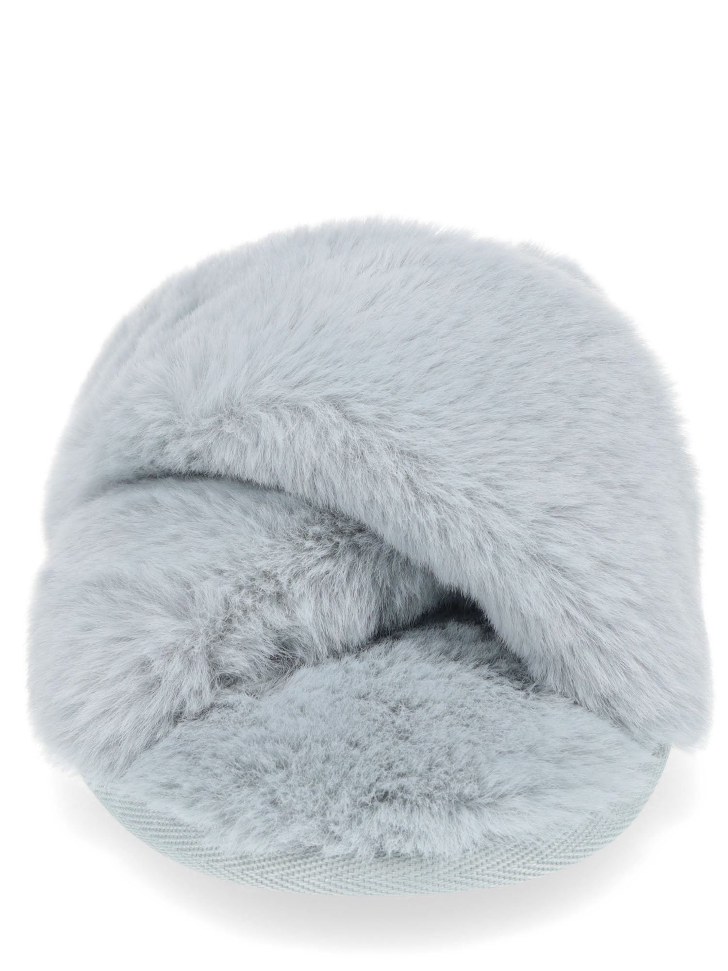Joyspun Women's Faux Fur X-Band Slippers