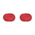 thumbnail image 2 of Inteprter Juego de manteles individuales impermeables para de cocina, dimensiones apropiadas y fáciles de limpiar y decorar, rojo rojo 2Conjunto, 2 of 6