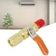 thumbnail image 2 of R410A R134A Straight Ball Valve Adapter For Charging Hoses HVAC 1/4 AC, 2 of 9