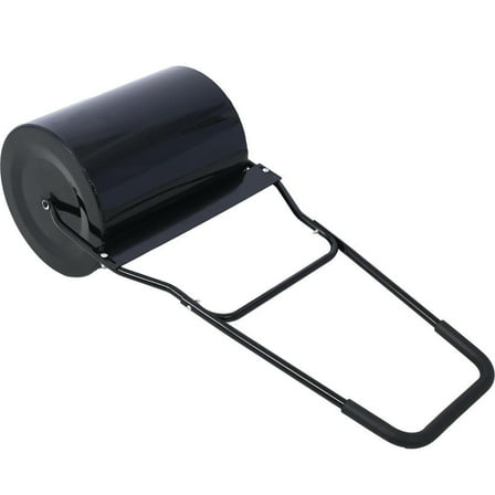 Barara King Lawn Roller, 16 Gallon Heavy-Duty Tow Behind Water/Sand Filled Sod Drum Roller for Garden Yard Park