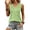 41# Light Green, variant on Women's Pleated Tank Tops Dressy Casual Summer Blouses Business Shirts V Neck Sleeveless Tunic Tops,Royal Blue ,L