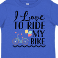thumbnail image 4 of Inktastic Bicycle I Love to Ride My Bike Girls Toddler T-Shirt, 4 of 5