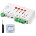 thumbnail image 2 of T1000S controller DC5-24V Addressable Programmable Controller WS2811 WS2801 Led Strip 2048 Pixels Controller with SD Card, 2 of 7