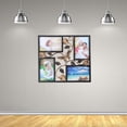 thumbnail image 3 of Decorative 4 Opening Wall Hanging Photo Frame with Flowers and Vintage Collage Family Picture Frame(Black), 3 of 6
